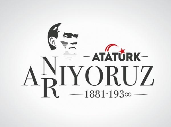 10 Kasım Atatürk'ü anma törenini gerçekleştirdik.